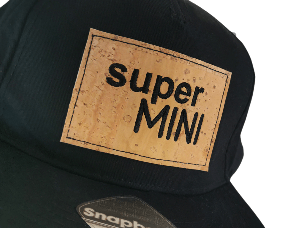 Casquette américaine écusson liège brodé super mini
