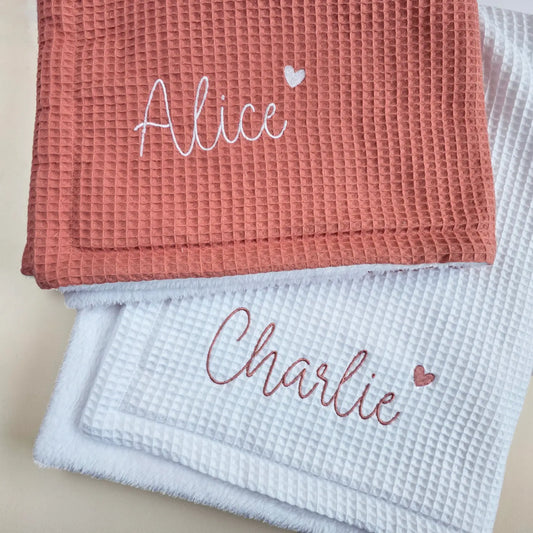 Couverture bébé personnalisée prénom