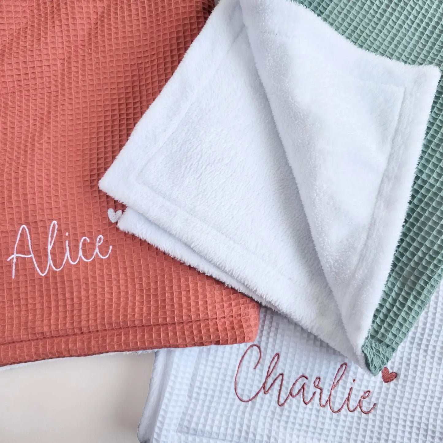 Couverture bébé personnalisée prénom