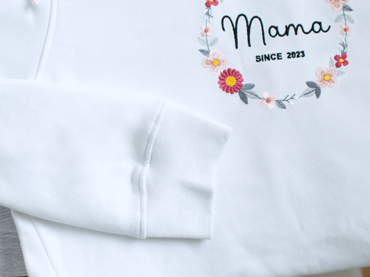Hoodie personnalisé brodé pour maman