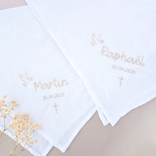 Lange de Baptême Personnalisé