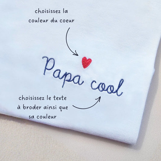 T-shirt personnalisé Papa