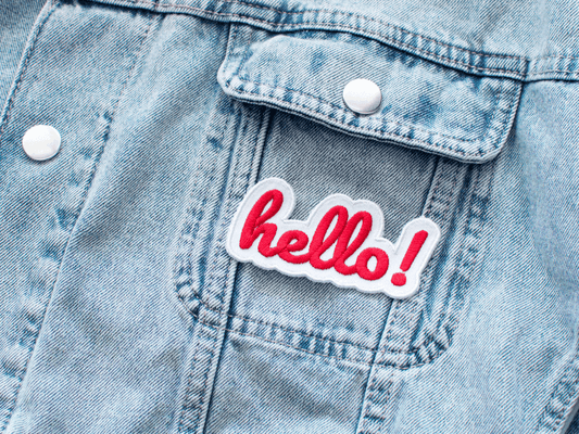 écusson thermocollant texte personnalisables