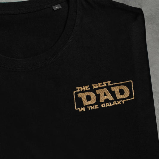 tee-shirt brodé meilleur papa fan star wars