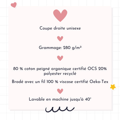 Sweat maman personnalisé brodé  -  Super Maman