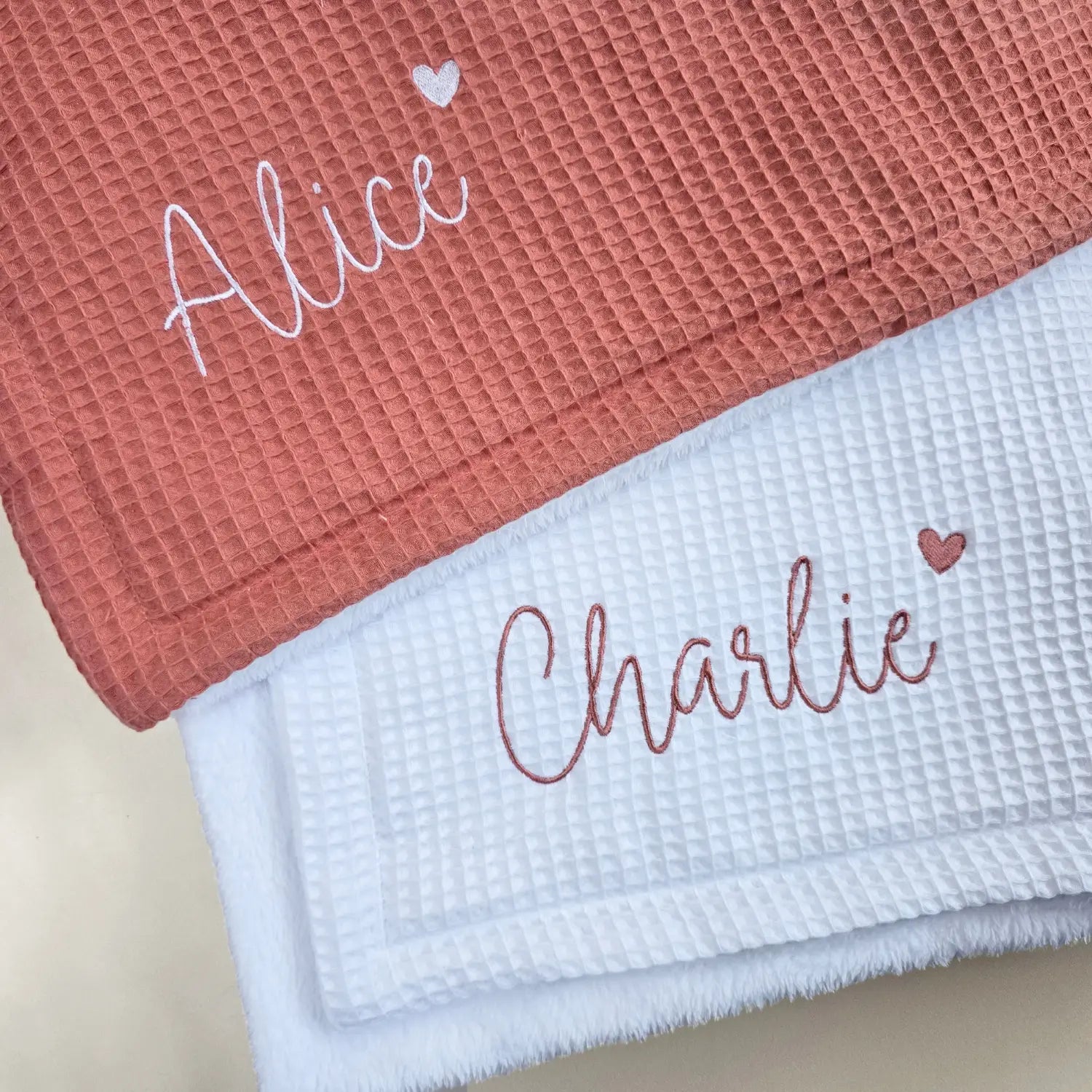 Couverture bébé personnalisée prénom