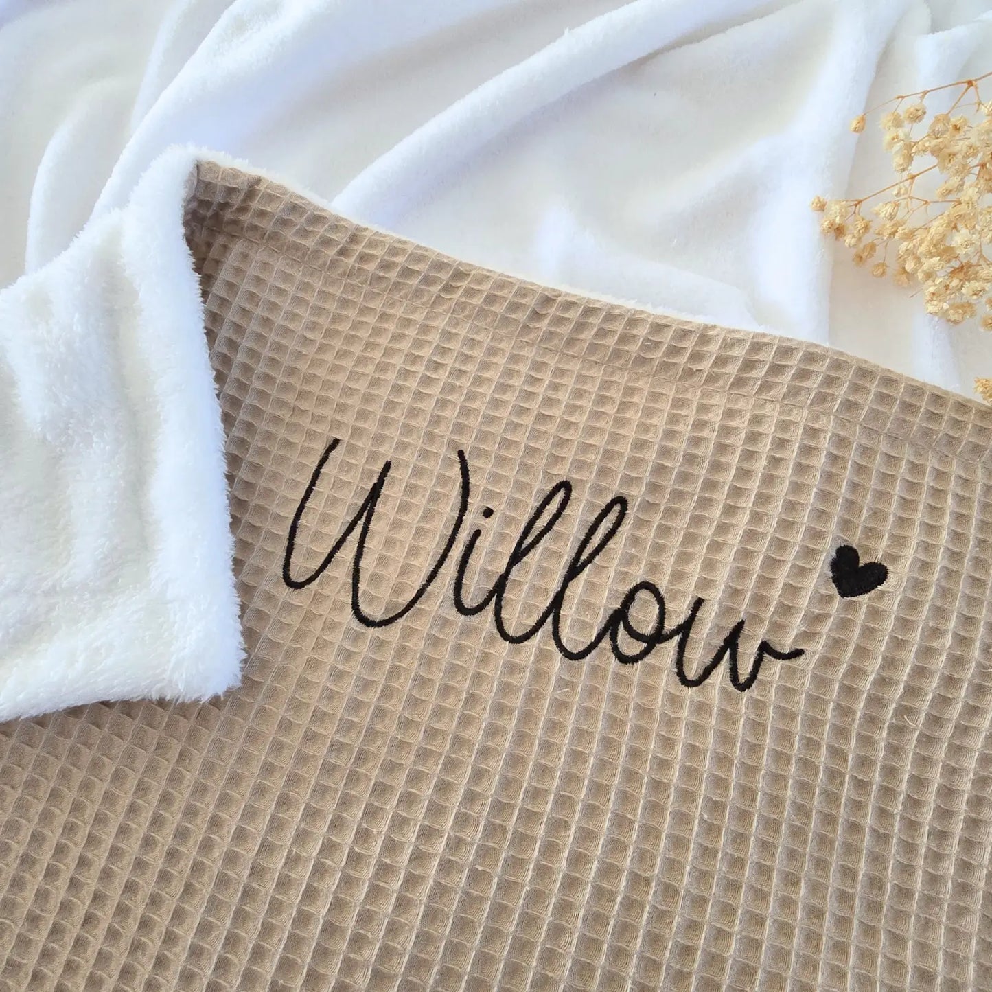 Couverture bébé personnalisée prénom