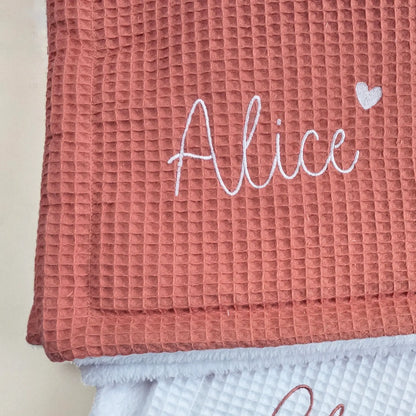 Couverture bébé personnalisée prénom Alice