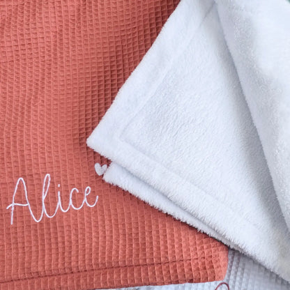 Couverture bébé personnalisée prénom Alice
