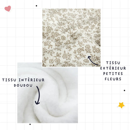 Détails de la couverture bébé personnalisable