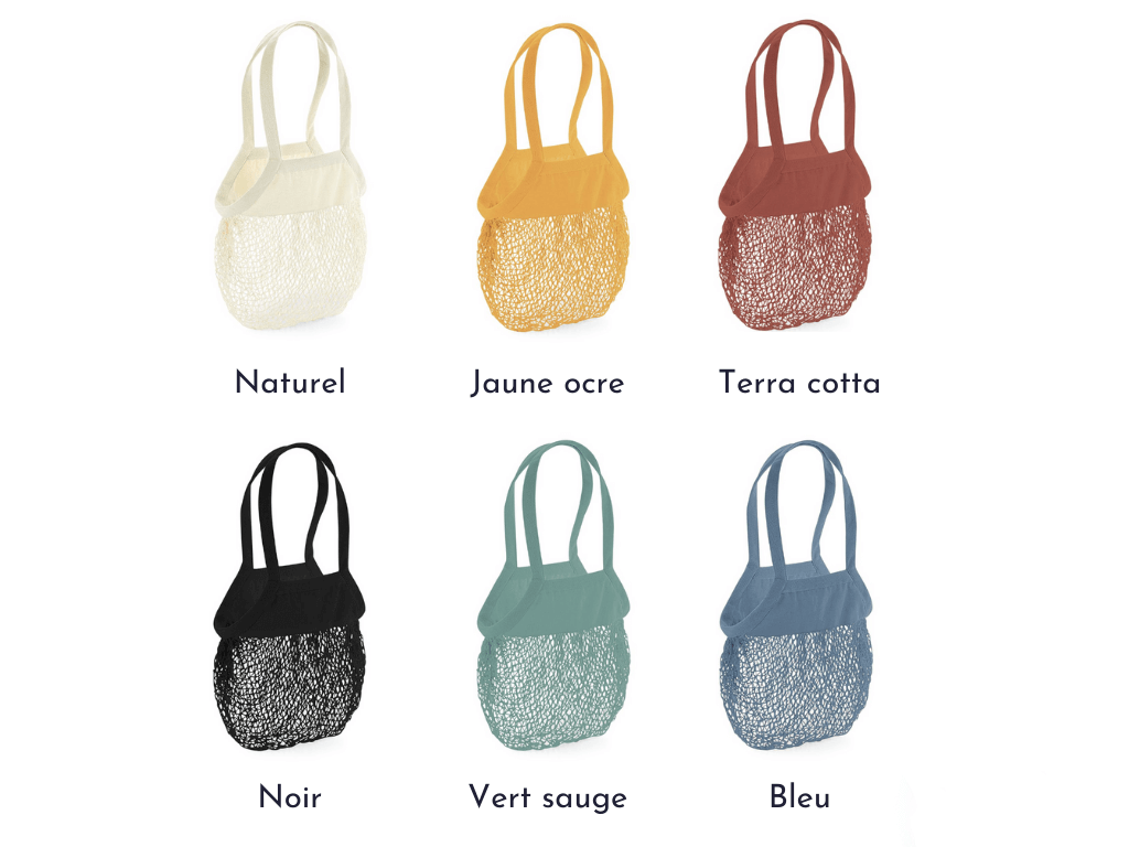 Différentes couleurs de sac disponibles