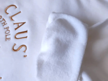 Pull de noël brodé homme et femme