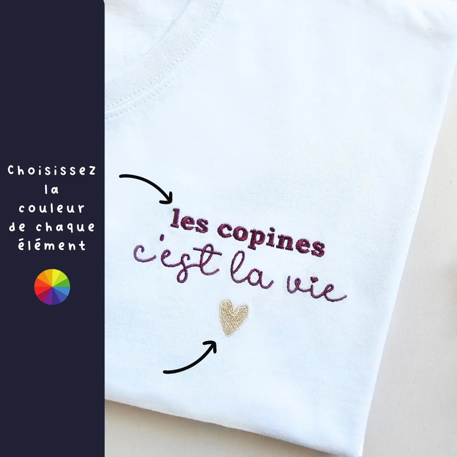 T-shirt les copines c'est la vie