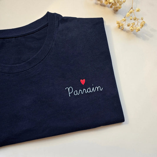 T shirt parrain personnalisé