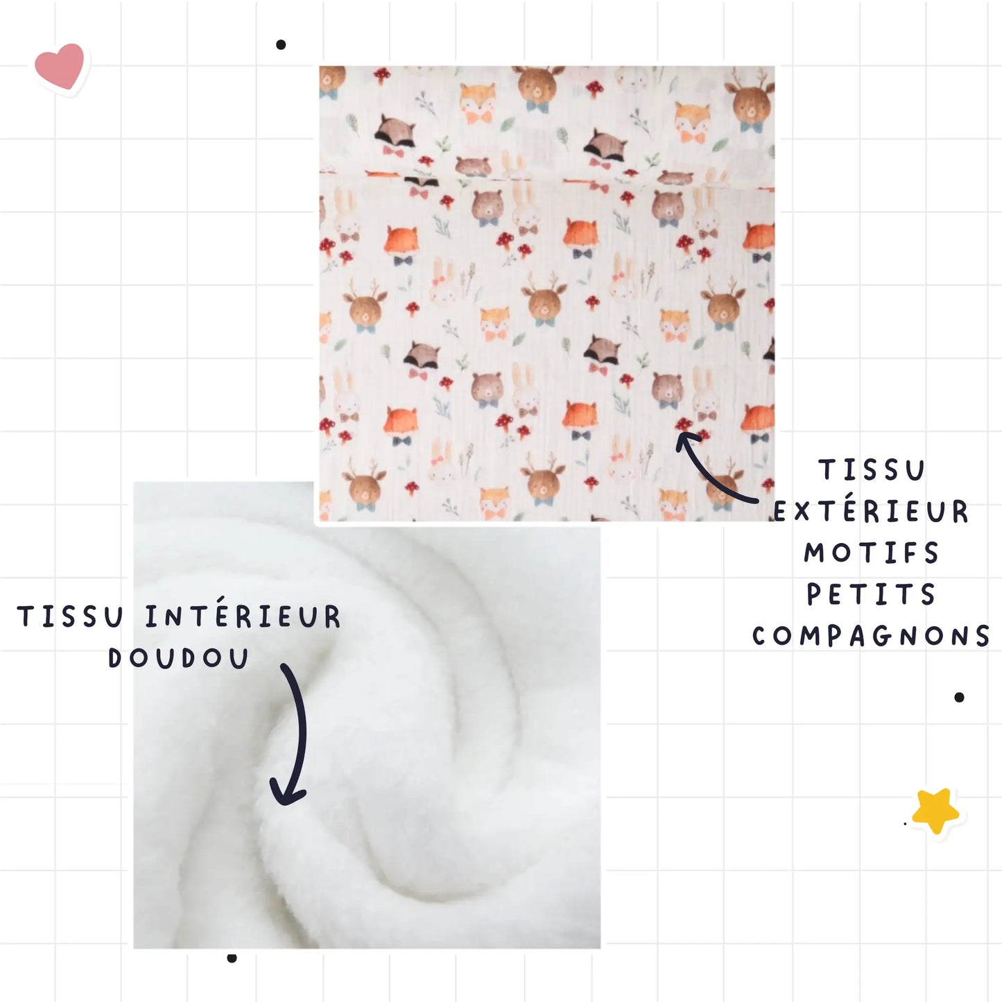 Tissu utilisé pour la couverture bébé gaze de coton brodée
