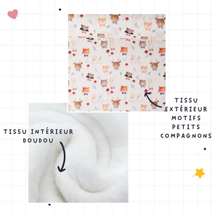 Tissu utilisé pour la couverture bébé gaze de coton brodée