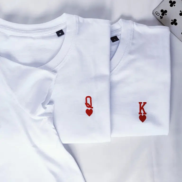 t shirt couple personnalisé