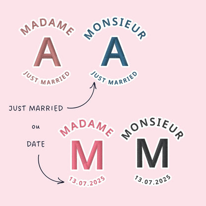 tee shirt pour mariage personnalisé