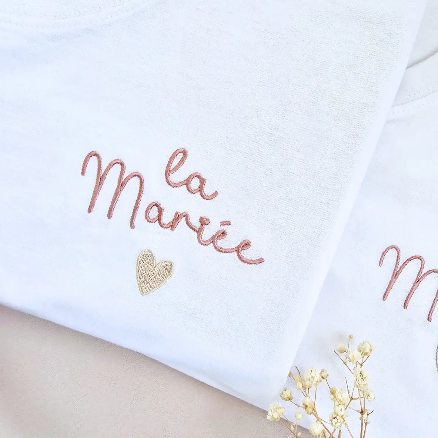 tee shirts pour mariage la mariée